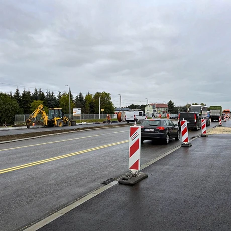 Rozbudowa ul. Warszawskiej [październik 2023] - fot 32
